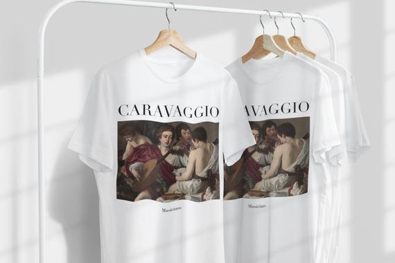 Caravaggio Müzisyenler Unisex T-Shirt | Ünlü Sanatçı T-Shirt | İtalyan Sanatçı | İtalyan Sanatı | Sanat Hediyesi_60f42fead5bf9.jpeg