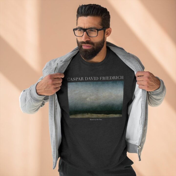 Caspar David Friedrich Monk by Sea Unisex Sweatshirt | Ünlü Sanatçı Sweatshirt | Alman Sanatçı | Alman Sanatı | Dünyaca Ünlü Sanat | Hediye_60f4403f3edbe.jpeg