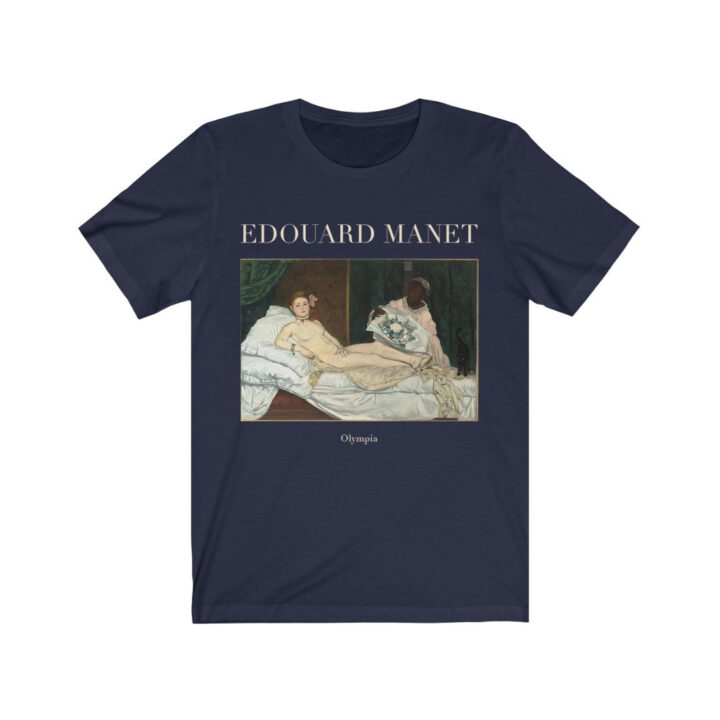 Edouard Manet Olympia Tişört | Ünlü Sanatçı T-Shirt | Fransız Sanatçı | Fransız Sanatı | Sanat Hediyesi_60f4334804c85.jpeg
