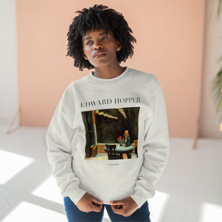 Edward Hopper Otomat Unisex Sweatshirt | Ünlü Sanatçı Sweatshirt | Amerikalı Sanatçı | Amerikan Sanatı | Dünyaca Ünlü Sanat | Sanatçı Hediyesi_60f440980129d.jpeg