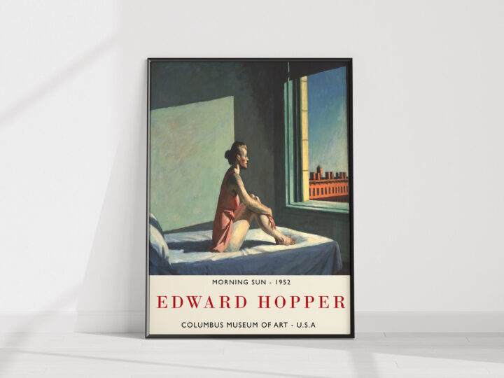 Edward Hopper Sergi Posteri, Sabah Güneşi, Edward Hopper Baskı, Wall Art Decor, Realism Realist American Art, Gift, A1/A2/A3/A4_60f4b81a35213.jpeg