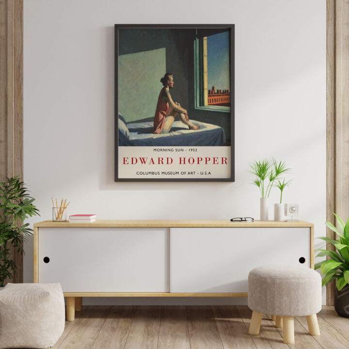 Edward Hopper Sergi Posteri, Sabah Güneşi, Edward Hopper Baskı, Wall Art Decor, Realism Realist American Art, Gift, A1/A2/A3/A4_60f4b82d0b1b3.jpeg