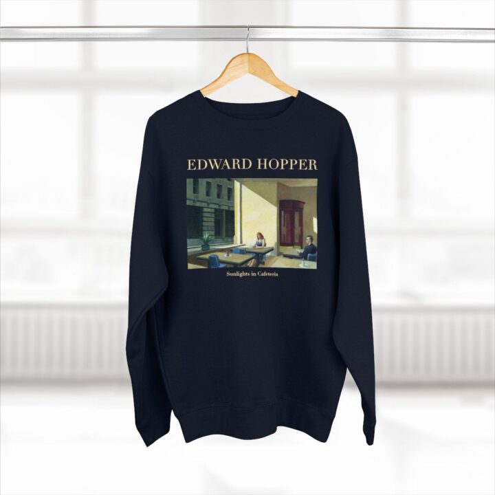 Edward Hopper Sunlights Cafetaria Unisex Sweatshirt | Ünlü Sanatçı Sweatshirt | Amerikalı Sanatçı | Amerikan Sanatı | Dünyaca Ünlü Sanat_60f441d3bf79f.jpeg