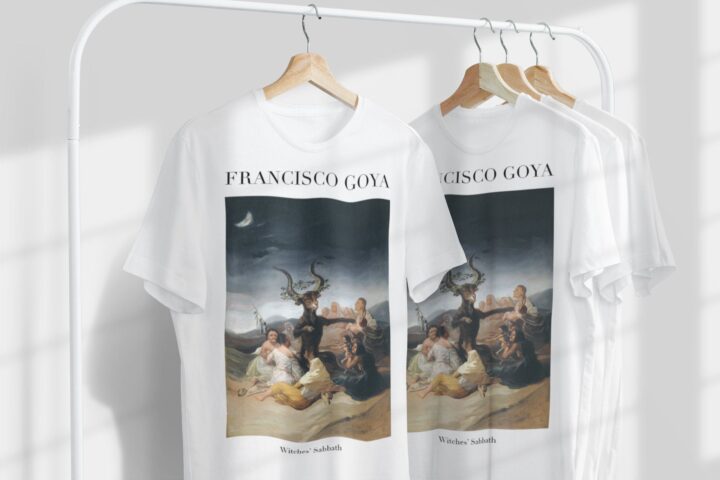 Francisco Goya Cadılar Şabat Üniseks Tişört | Ünlü Sanatçı T-Shirt | İspanyol Sanatçı | İspanyol Sanatı | Dünyaca Ünlü Sanat | Sanatçı Hediyesi_60f4329826348.jpeg