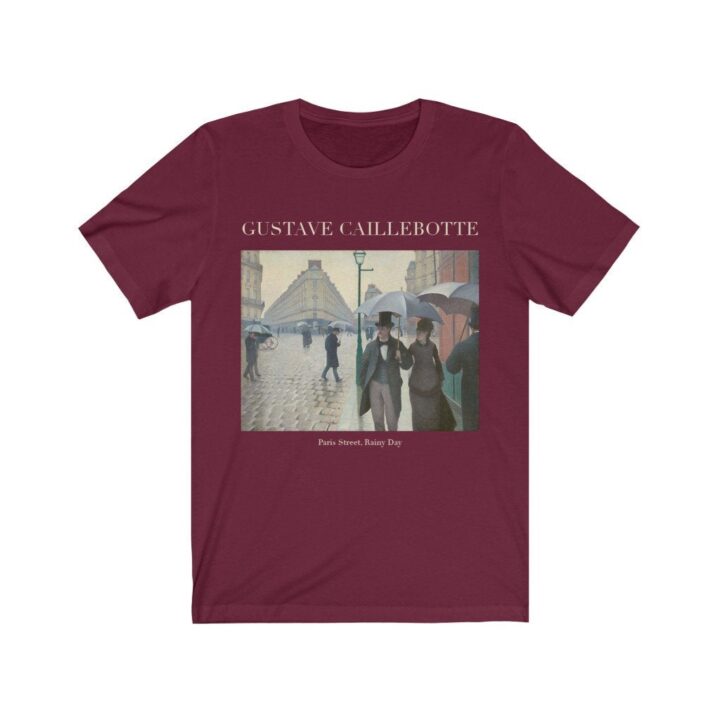 Gustave Caillebotte Paris Caddesi, Yağmurlu Gün Unisex T-Shirt | Ünlü Sanatçı T-Shirt | Fransız Sanatçı | Fransız Sanatı | Sanat Hediyesi_60f43151d7b1e.jpeg