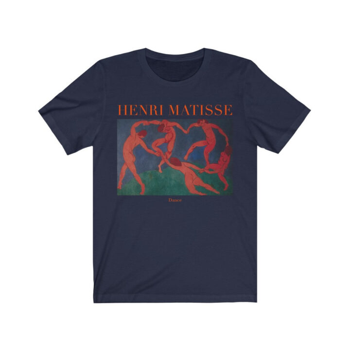 Henri Matisse Dans Üniseks Tişört | Ünlü Sanatçı T-Shirt | Fransız Sanatçı | Fransız Sanatı | Dünyaca Ünlü Sanat | Sanatçı Hediyesi_60f429a2a8558.jpeg