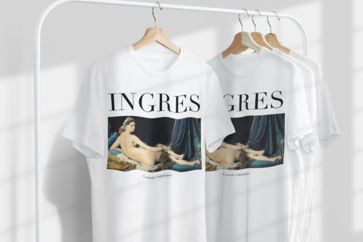 Ingres Grande Odalisque Unisex Tişört | Ünlü Sanatçı T-Shirt | Fransız Sanatçı | Fransız Sanatı | Dünyaca Ünlü Sanat | Sanatçı Hediyesi_60f4385f4295c.jpeg