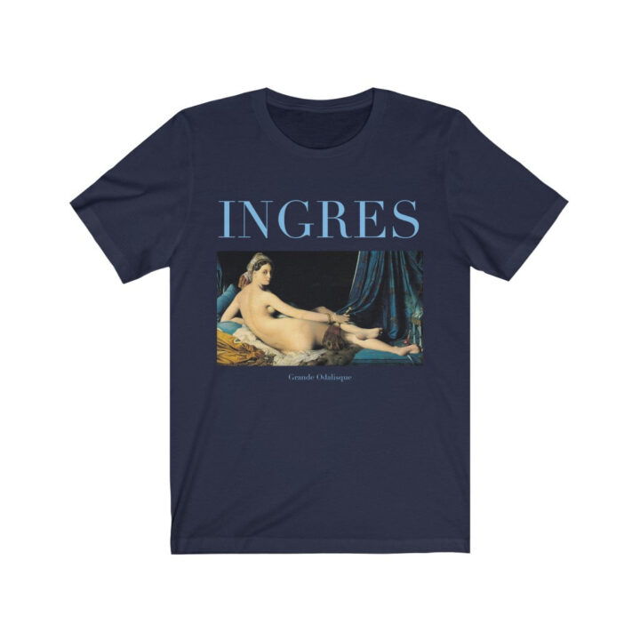 Ingres Grande Odalisque Unisex Tişört | Ünlü Sanatçı T-Shirt | Fransız Sanatçı | Fransız Sanatı | Dünyaca Ünlü Sanat | Sanatçı Hediyesi_60f4387976eca.jpeg