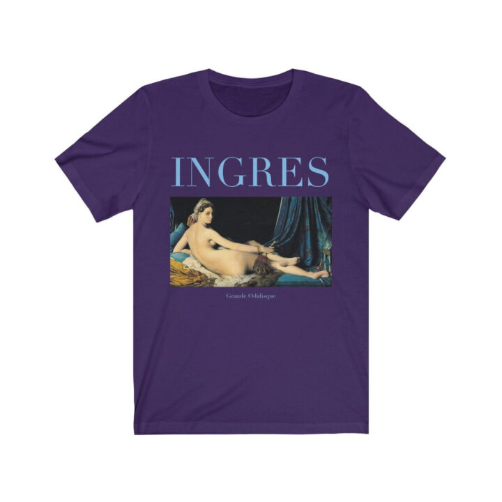 Ingres Grande Odalisque Unisex Tişört | Ünlü Sanatçı T-Shirt | Fransız Sanatçı | Fransız Sanatı | Dünyaca Ünlü Sanat | Sanatçı Hediyesi_60f4387d0c1eb.jpeg