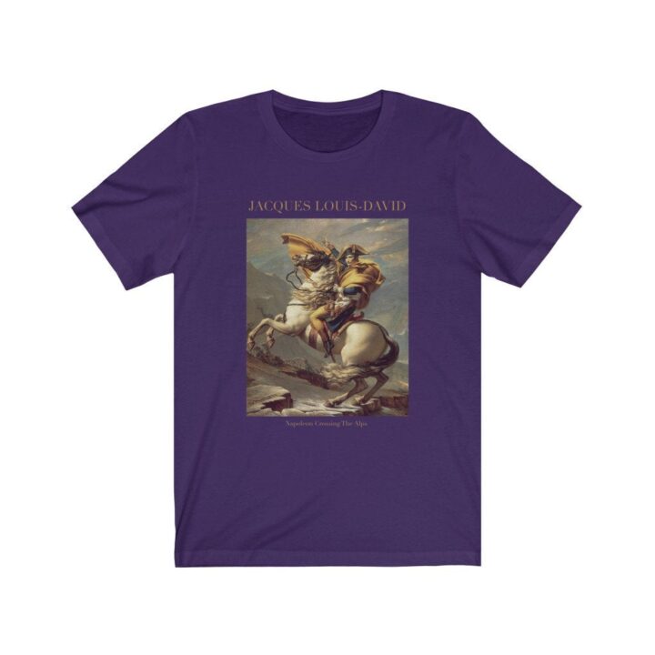 Jacques-Louis David Napoleon Üniseks Tişört | Ünlü Sanatçı T-Shirt | Fransız Sanatçı | Fransız Sanatı | Dünyaca Ünlü Sanat | Sanatçı Hediyesi_60f435b6be554.jpeg