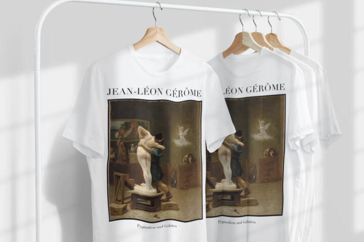 Jean-Leon Gerome Pygmalion ve Galatea Unisex T-Shirt | Ünlü Sanatçı T-Shirt | Fransız Sanatçı | Fransız Sanatı | Sanat Hediyesi_60f42edabfa47.jpeg