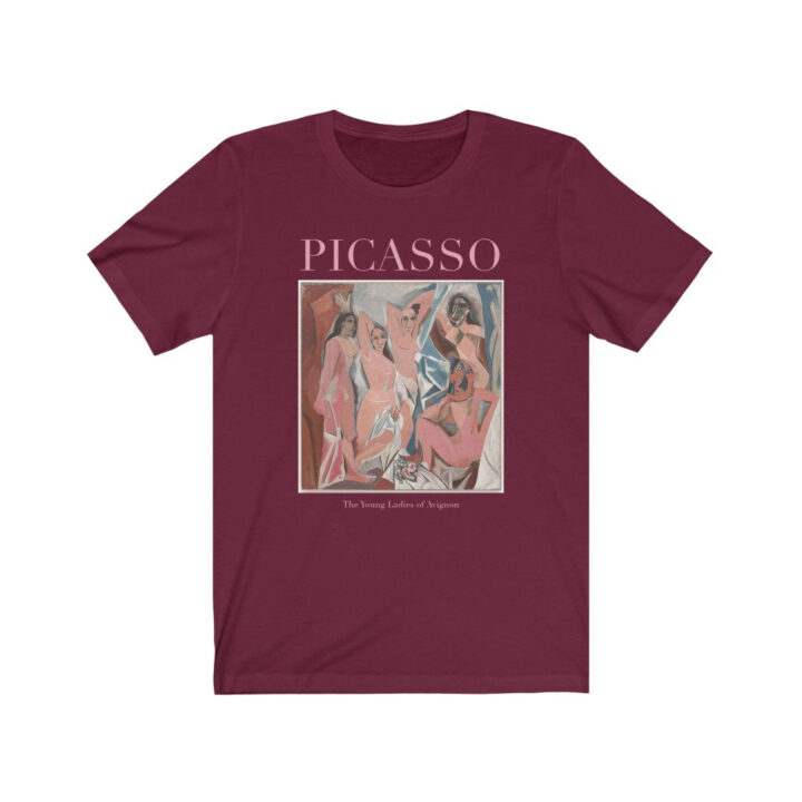 Picasso Avignon Unisex T-Shirt Bayanlar | Ünlü Sanatçı T-Shirt | İspanyol Sanatçı | İspanyol Sanatı | Dünyaca Ünlü Sanat | Sanatçı Hediyesi_60f4295fdfa77.jpeg