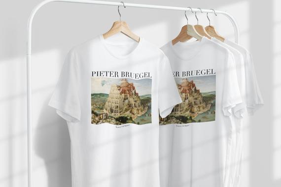 Pieter Bruegel Babil Kulesi Unisex T-Shirt | Ünlü Sanatçı T-Shirt | Hollandalı Sanatçı | Hollanda Sanatı | Dünyaca Ünlü Sanat | Hediye_60f43a538df09.jpeg
