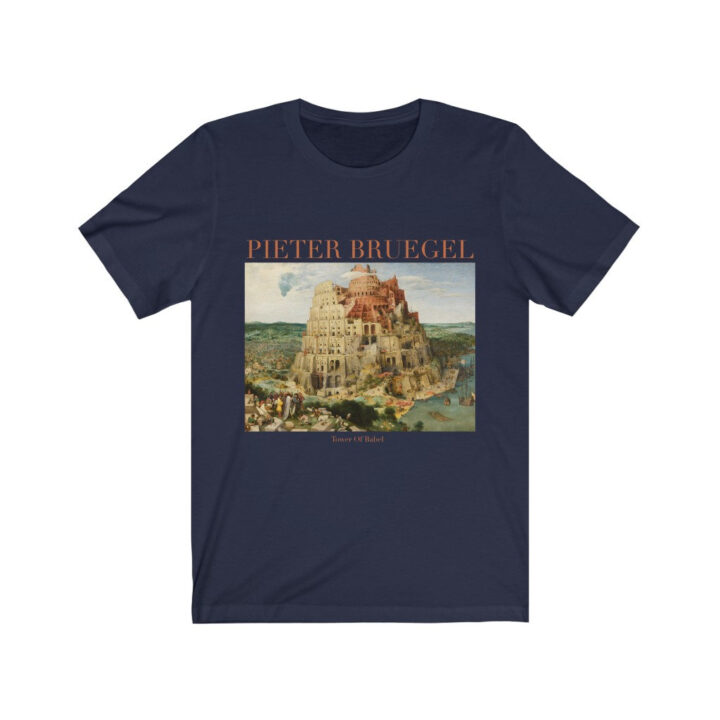 Pieter Bruegel Babil Kulesi Unisex T-Shirt | Ünlü Sanatçı T-Shirt | Hollandalı Sanatçı | Hollanda Sanatı | Dünyaca Ünlü Sanat | Hediye_60f43a8971d12.jpeg