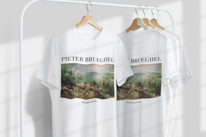 Pieter Bruegel Icarus'un Düşüşü Unisex T-Shirt | Ünlü Sanatçı T-Shirt | Hollandalı Sanatçı | Hollanda Sanatı | Dünyaca Ünlü Sanat | Hediye_60f432534073d.jpeg