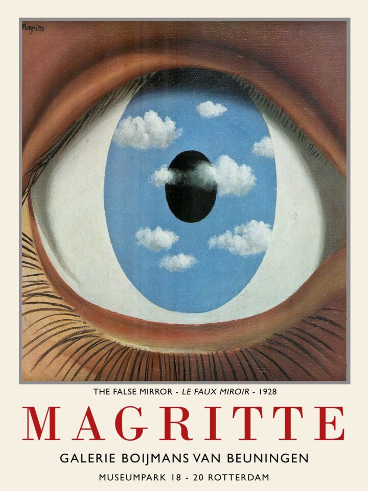 Rene Magritte Sanat Posteri – Galeri Kalitesinde Baskı – Sahte Ayna – Duvar Sanatı Dekoru – Birden Fazla Boyut Mevcuttur_60f4bf8728f9a.jpeg