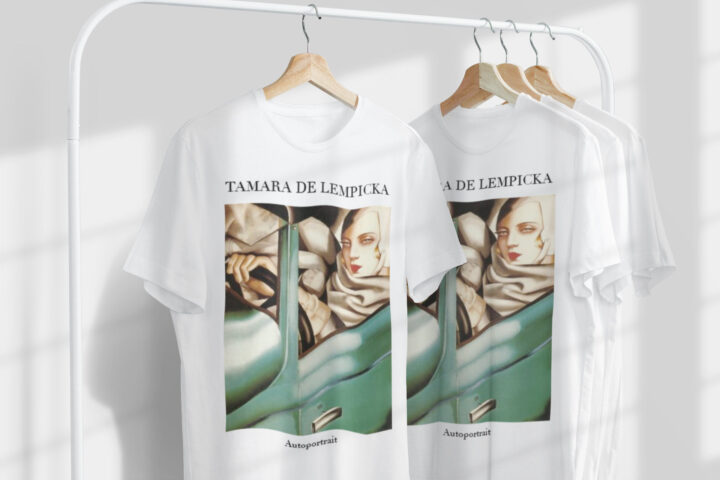 Tamara de Lempicka Otopotrait Unisex T-Shirt | Ünlü Sanatçı T-Shirt | Polonyalı Sanatçı | Polonya Sanatı | Dünyaca Ünlü Sanat | Sanatçı Hediyesi_60f438aec8c14.jpeg