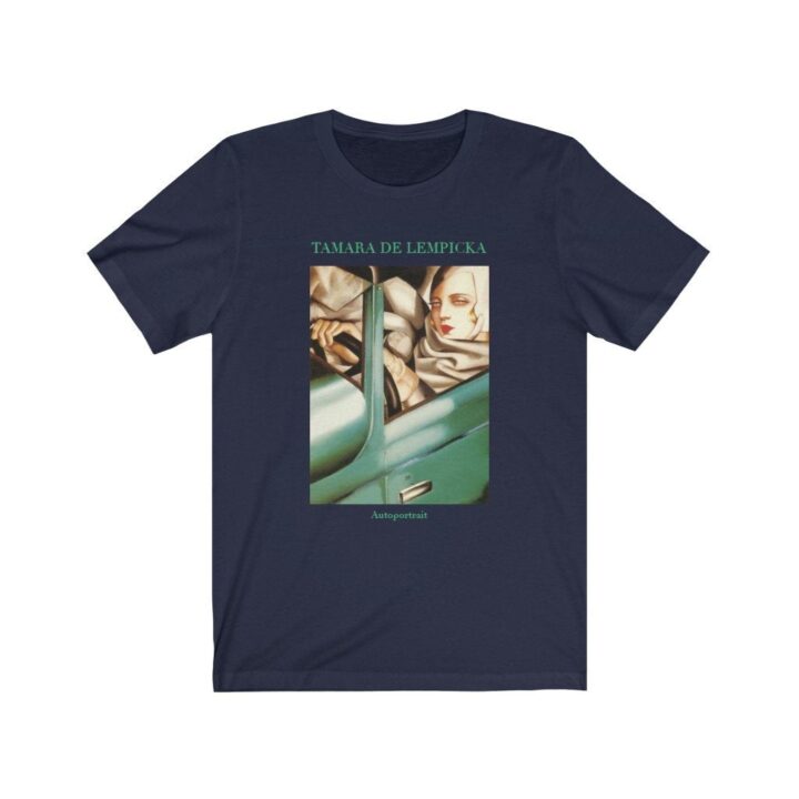 Tamara de Lempicka Otopotrait Unisex T-Shirt | Ünlü Sanatçı T-Shirt | Polonyalı Sanatçı | Polonya Sanatı | Dünyaca Ünlü Sanat | Sanatçı Hediyesi_60f438c9a56ec.jpeg