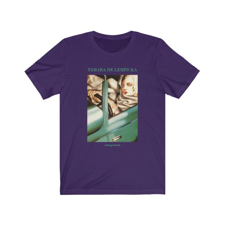 Tamara de Lempicka Otopotrait Unisex T-Shirt | Ünlü Sanatçı T-Shirt | Polonyalı Sanatçı | Polonya Sanatı | Dünyaca Ünlü Sanat | Sanatçı Hediyesi_60f438cd96185.jpeg