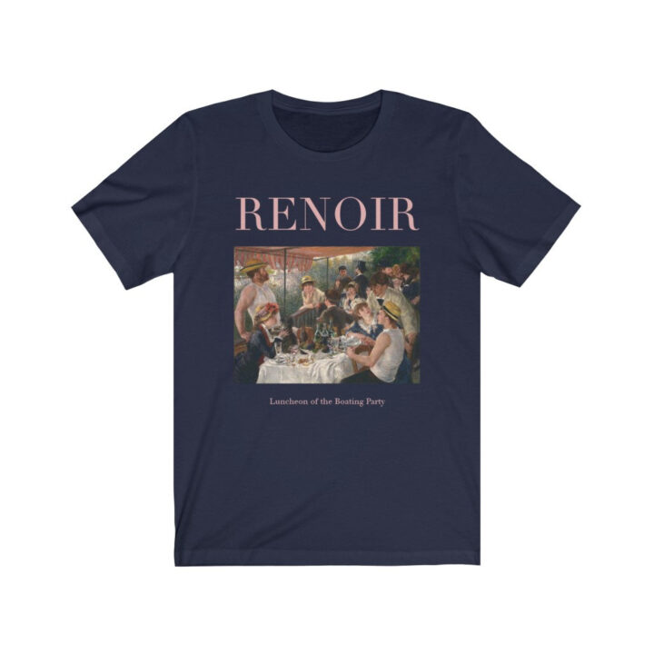Tekne Partisi T-Shirt Renoir Öğle Yemeği | Ünlü Sanatçı T-Shirt | Fransız Sanatçı | Fransız Sanatı | Dünyaca Ünlü Sanat | Sanatçı Hediyesi_60f433946d122.jpeg