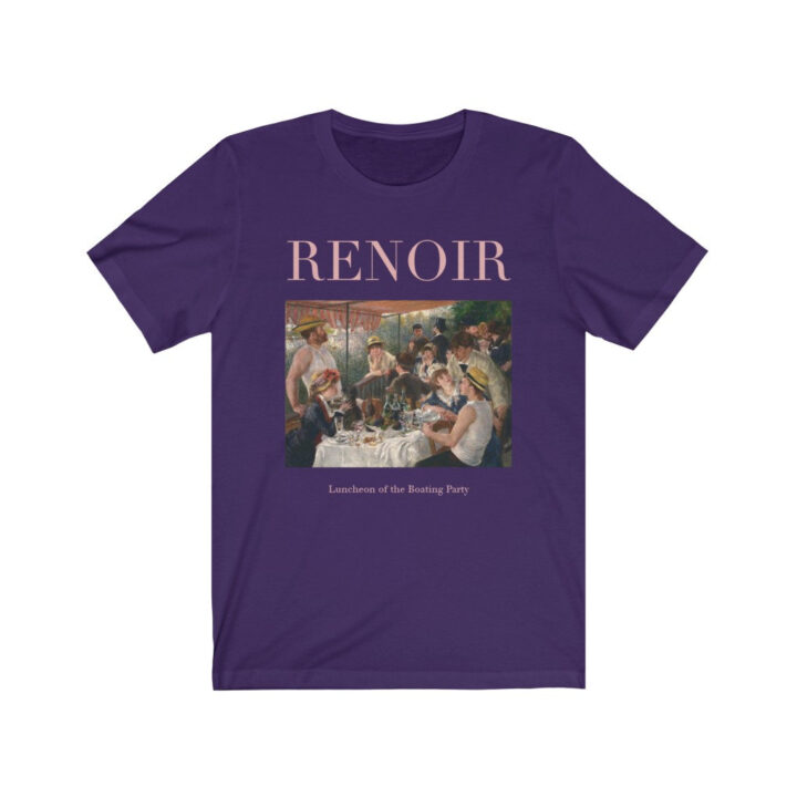 Tekne Partisi T-Shirt Renoir Öğle Yemeği | Ünlü Sanatçı T-Shirt | Fransız Sanatçı | Fransız Sanatı | Dünyaca Ünlü Sanat | Sanatçı Hediyesi_60f4339802c67.jpeg