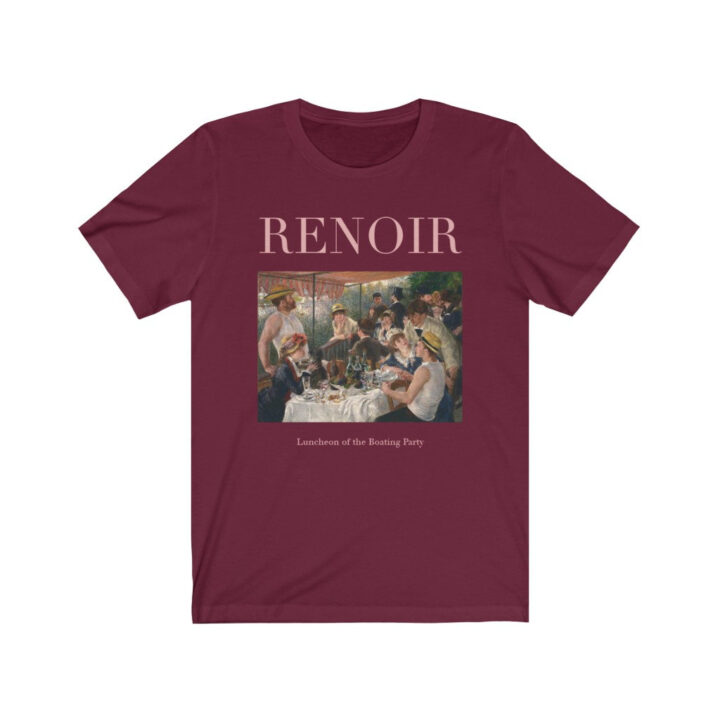 Tekne Partisi T-Shirt Renoir Öğle Yemeği | Ünlü Sanatçı T-Shirt | Fransız Sanatçı | Fransız Sanatı | Dünyaca Ünlü Sanat | Sanatçı Hediyesi_60f4339c286cd.jpeg