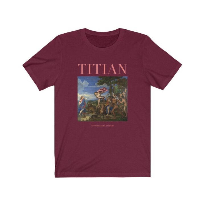 Titian Ariadne ve Bacchus Unisex T-Shirt | Ünlü Sanatçı T-Shirt | İtalyan Sanatçı | İtalyan Sanatı | Dünyaca Ünlü Sanat | Sanatçı Hediyesi_60f42bed8d5f9.jpeg