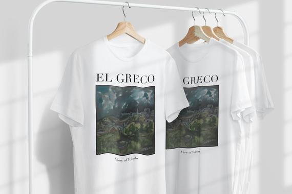 Toledo Unisex T-Shirt'ün El Greco Görünümü | Ünlü Sanatçı T-Shirt | Yunan Sanatçı | Yunan Sanatı | Dünyaca Ünlü Sanat | Hediye_60f43ba7f38a9.jpeg