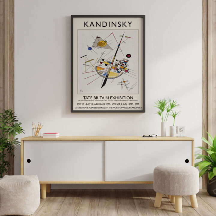 Wassily Kandinsky Sergi Posteri – Galeri Kalitesinde Baskı – Hassas Gerginlik – Soyut Duvar Sanatı Dekoru – Çoklu Boyutlar_60f4bc684b4ad.jpeg